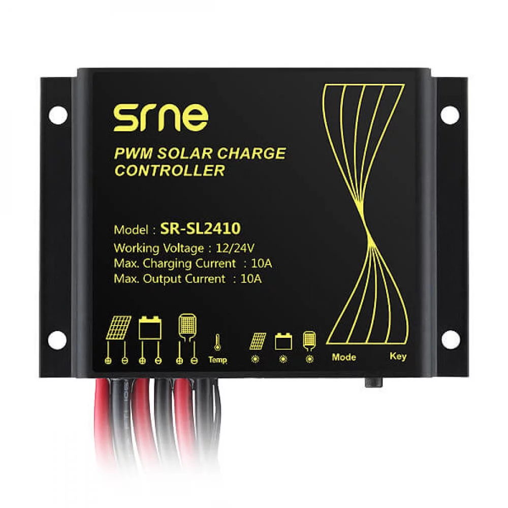 Контроллер заряда SRNE SR-SL2410 PWM 12/24V 10A